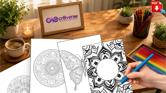 🖤 Mandala Relax – 30 Oldalas Felnőtt Színezőcsomag ✨