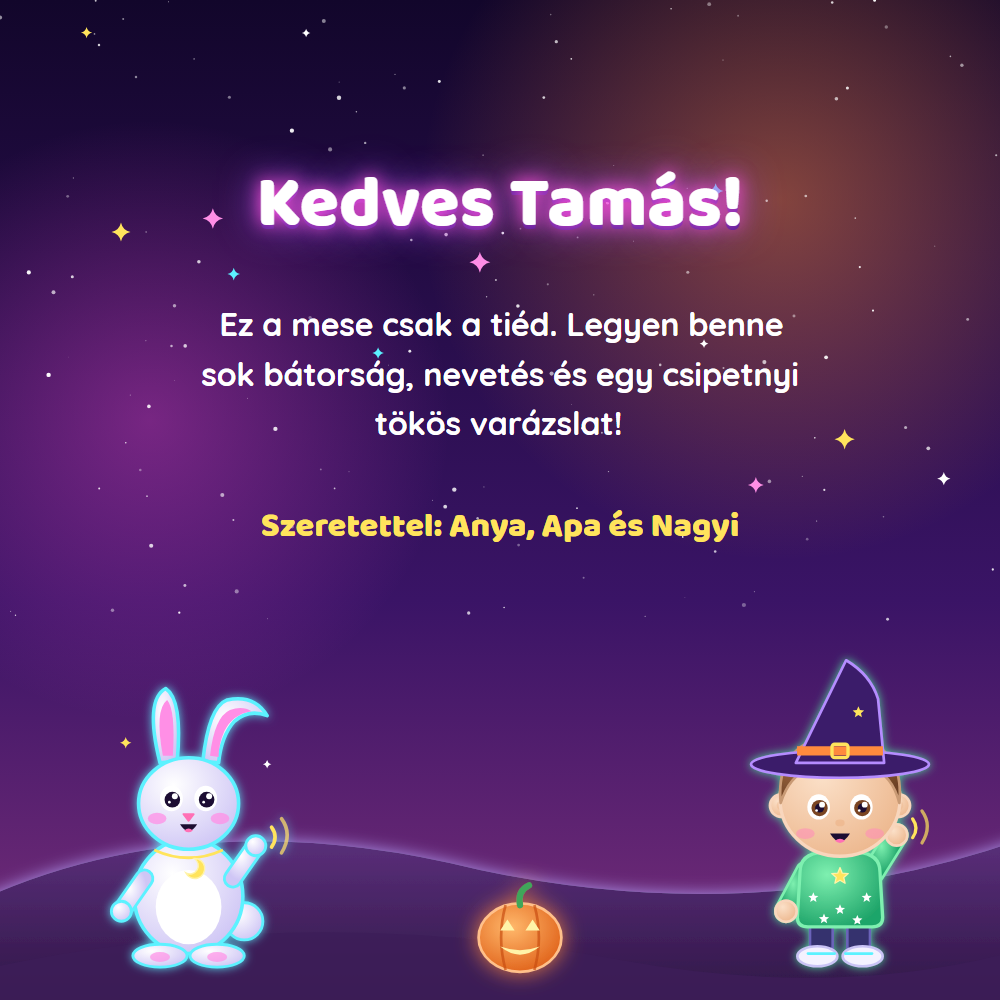 Egyedi, névre szóló mese – a gyermeked a főszereplő